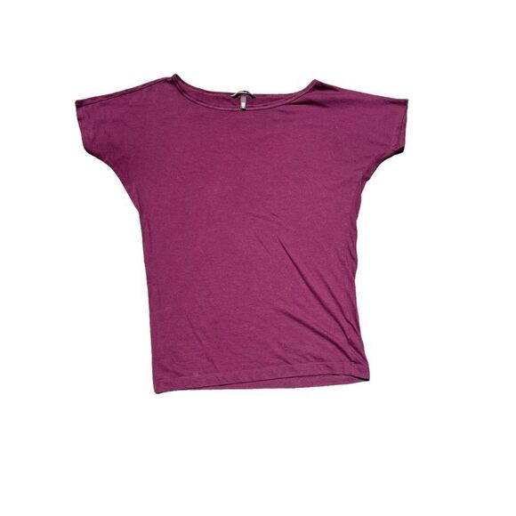 VICTORIA’S SECRET Maroon Oversized T-Shirt Size Small - Picture 1 of 3